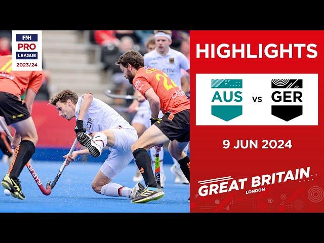 FIH Hockey Pro League 2023/24 Highlights - Australia vs Germany (M) | Match 1