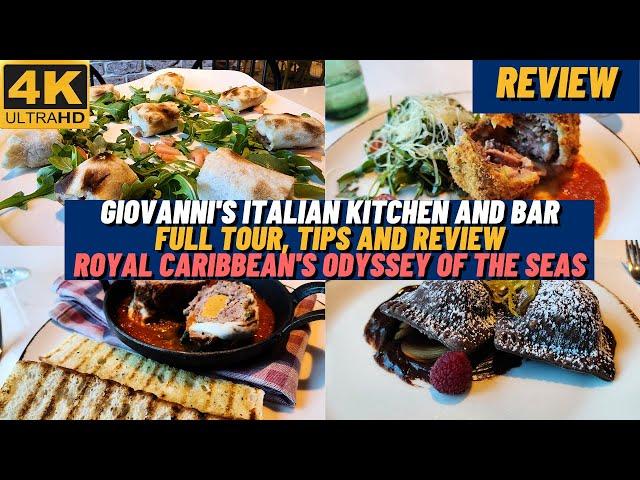 An Honest Review of Giovanni's Italian Kitchen | Full Tour and Review | Royal Caribbean