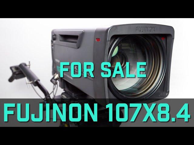 Fujinon UA107X8.4 For Sale Used Good Condition Warranty Sports Lens Box Lens 4K 2/3 inch 2X