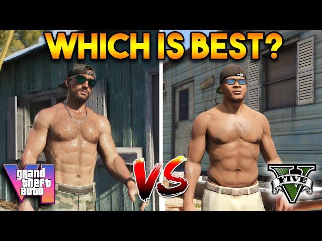 GTA 6 GRAPHICS VS GTA 5 GRAPHICS  (WHICH IS BEST?)
