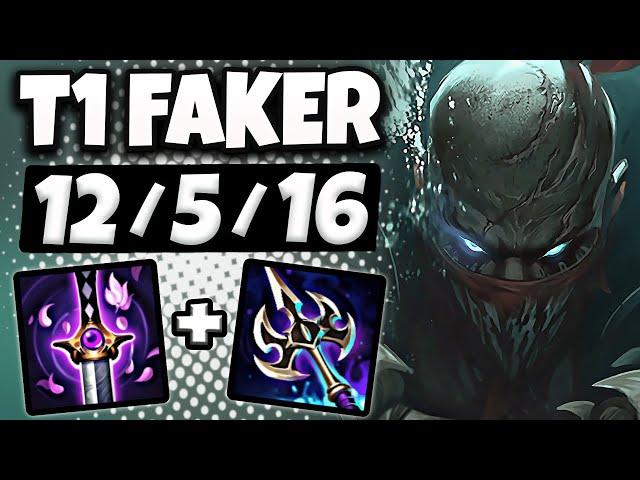 T1 Faker PYKE Support vs RAKAN - Patch 14.24 Ranked Korea 