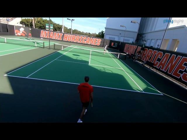Thomas Paulsell(UGA) v Nacho Serra Sanchez(UM) - Miami Men's Tennis Spring - 06.01.23 (incomplete)