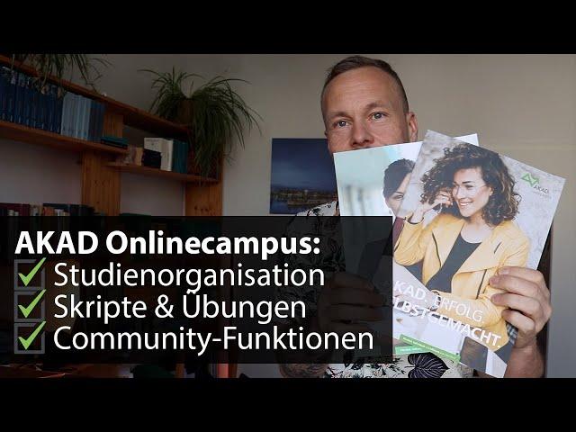 AKAD University: Ich zeige Onlinecampus & Skripte fürs Fernstudium (2024)