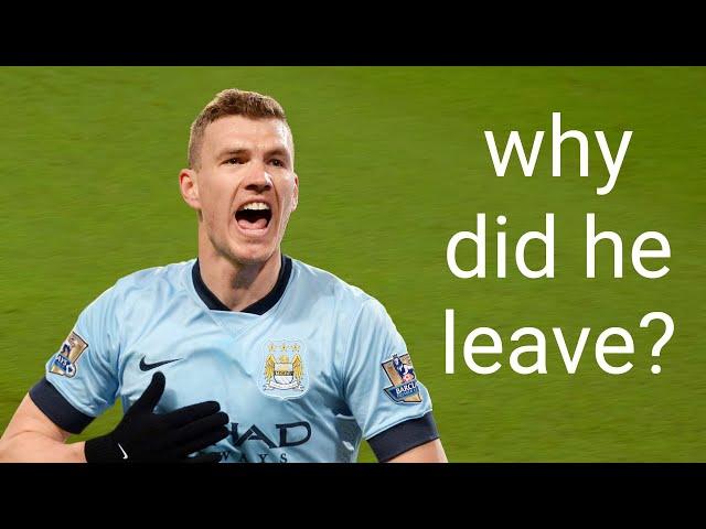 Edin Dzeko at Manchester City was a problem...