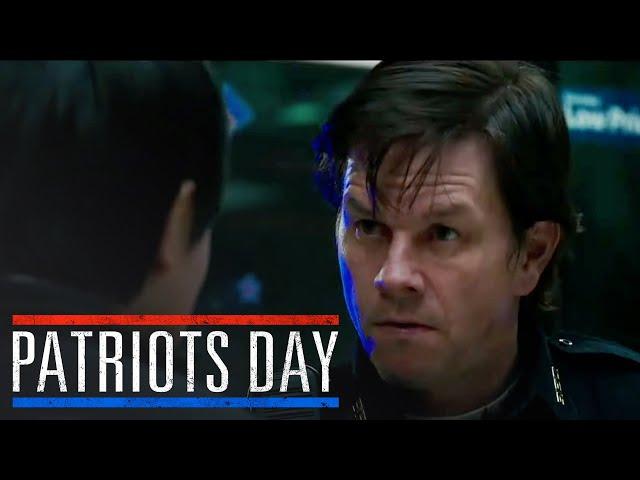 'Tense Confrontation in Watertown' Scene | Patriots Day