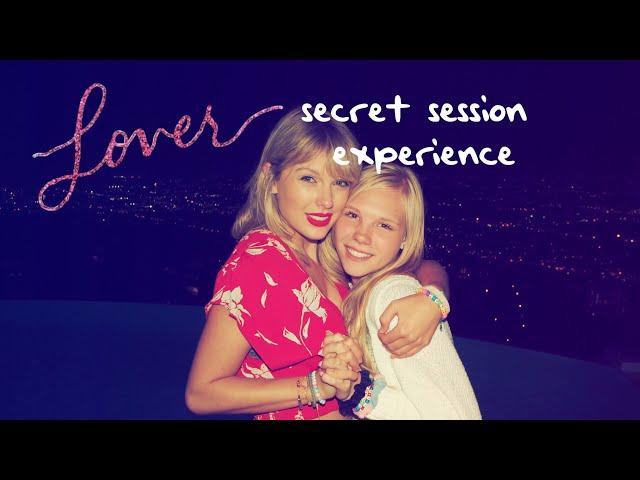 Meeting Taylor Swift/ LA lover secret sessions experience!