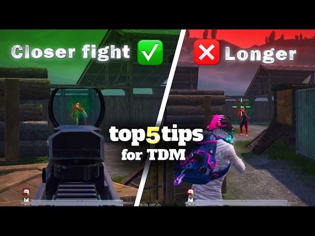 Top 5 Tips & Tricks to become a TDM Master ⁉️ | PUBG Mobile