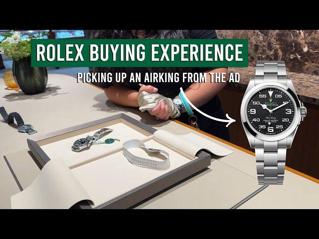 Retail Therapy: Buying New Rolex Air King From The AD