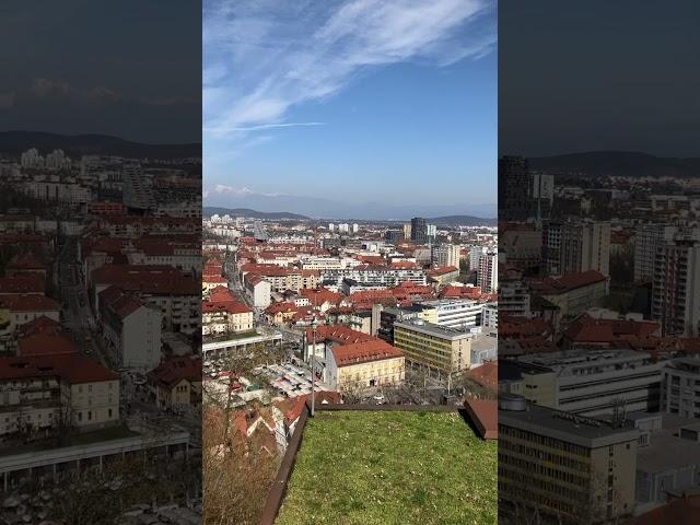 #cityscape from castle hill in #Ljubljana #slovenia