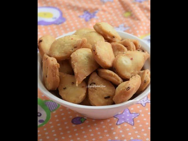 Italian Mathri Bites -  Easy Dry Snack Recipe Herbs & Spices Mathri | Pizza Mathi | Diwali Snacks