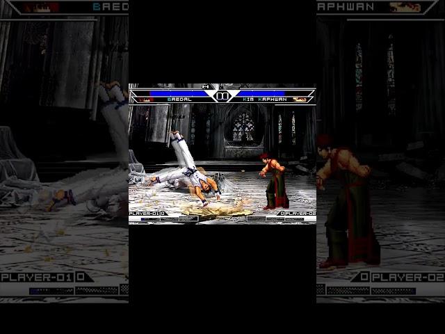 [KOF Mugen] Baedal vs Kim kaphwam  #viralvideo #gaming