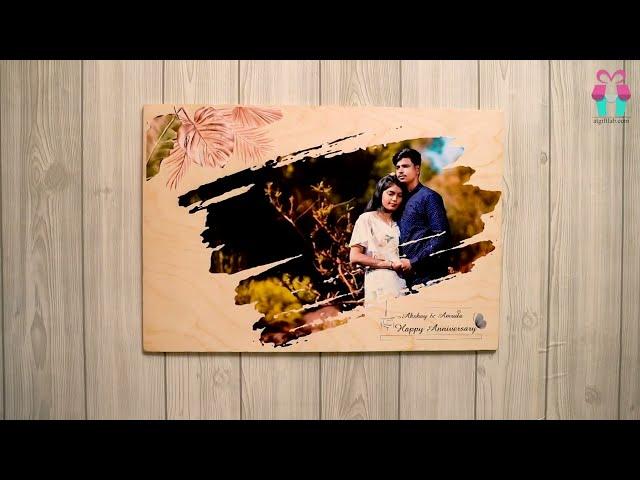 (Wooden Printed Photo)At Gift Lab Present Fully Customized Wooden Printed Photo