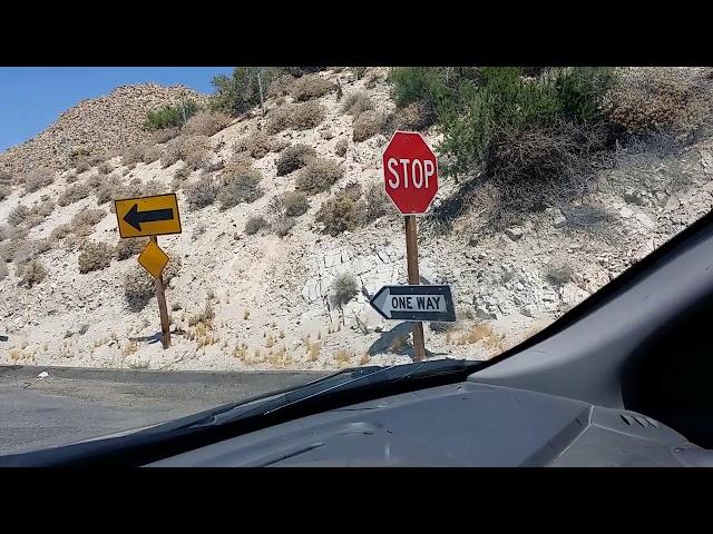 Gravity Hill by the Desert Tower going to San Diego