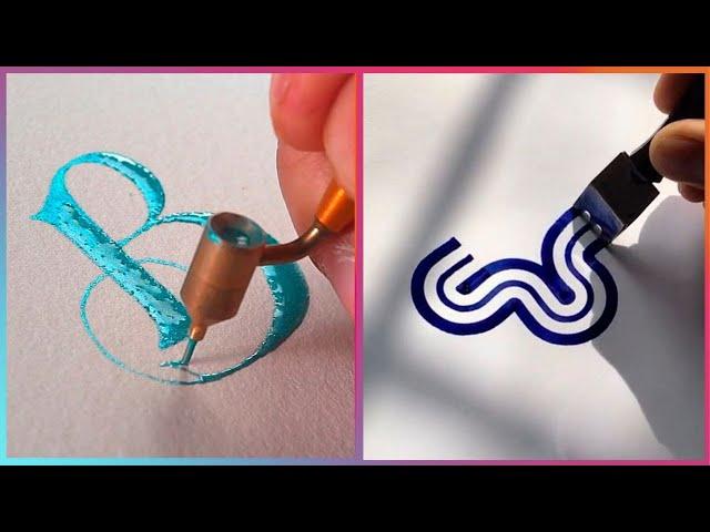 Satisfying Calligraphy That Will Relax You Before Sleep ▶5