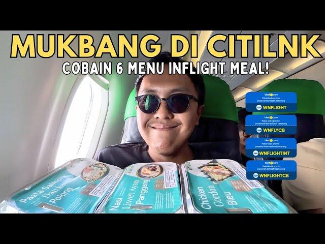 MUKBANG INFLIGHT MEAL CITILINK!