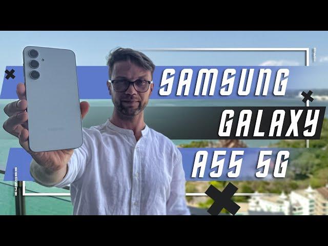 TOP IN METAL  SAMSUNG GALAXY A55 5G SMARTPHONE VS SAMSUNG GALAXY S24 ON SNAPDRAGON 8 GEN 3 BRIGHT