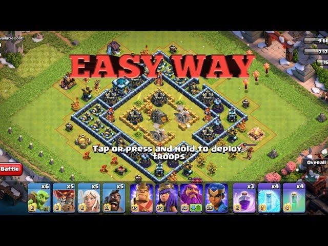 Easy Way / 3star ! Hog Mountain Challenge ( Clash Of Clan)