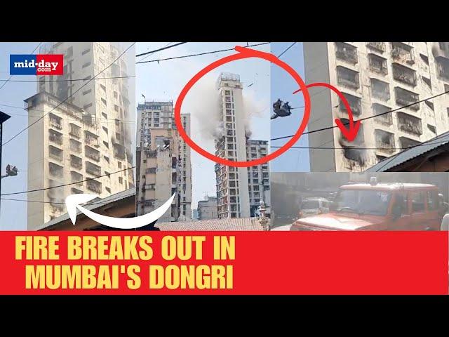 Fire breaks out in Mumbai's Dongri due to Cylinder blast, Scary visuals surface online