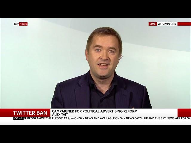 Reform Political Advertising interviewed by Sky News