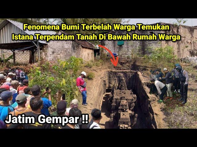 Jatim Gempar!! Fenomena Bumi Terbelah Warga Temukan Istana Terpendam Tanah Di Bawah Rumah Warga