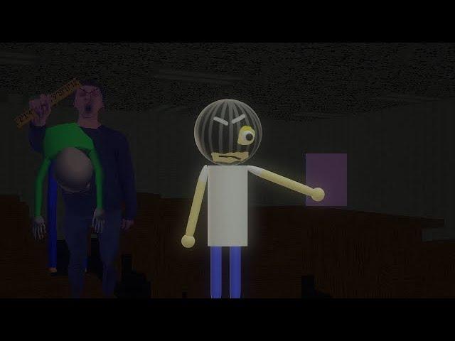 Robbing the school with the principle after me! (Baldi Mod)