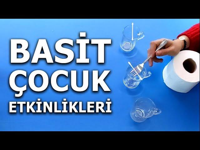 OKUL ÖNCESİ ÇOCUK ETKİNLİKLERİ - 13 Farklı Oyun - Evde Etkinlik Önerileri