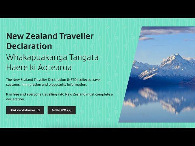 2025 How to Fill The New Zealand Traveller Declaration (NZTD) Tutorial