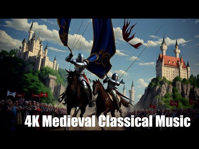 Medieval Classical Music - Crusaders | (AI) Audio Reactive Realistic | Grand Tournament