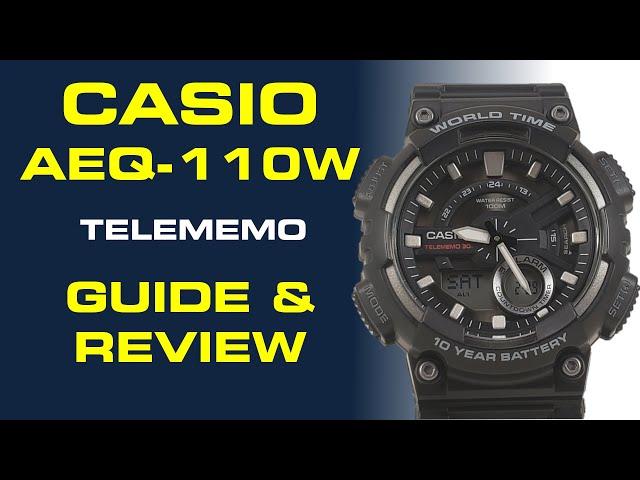 Casio AEQ-110W Guide and Review