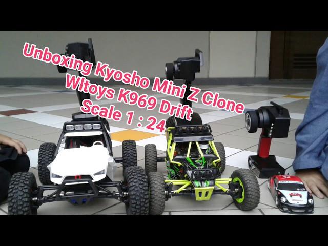 Unboxing Kyosho Mini Z Clone Wltoys K969 Drift Scale 1:24
