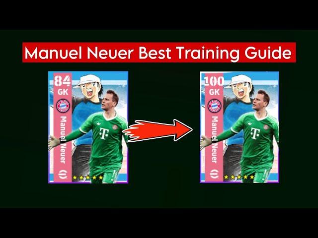 Free GK Manuel Neuer Best Training Guide in eFootball 2025 | How to train Free Manuel Neuer in Pes25