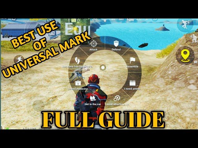 BEST USE OF UNIVERSAL MARK | HOW TO ENABLE UNIVERSAL MARK IN PUBG MOBILE