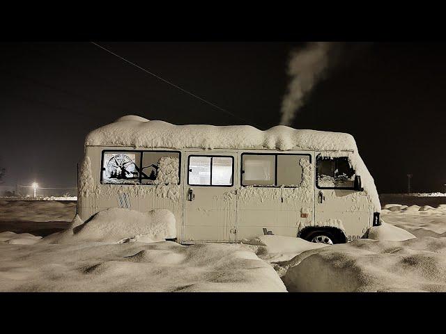 -21° Extreme Van Life - Very Hard Winter - Everything Frozen