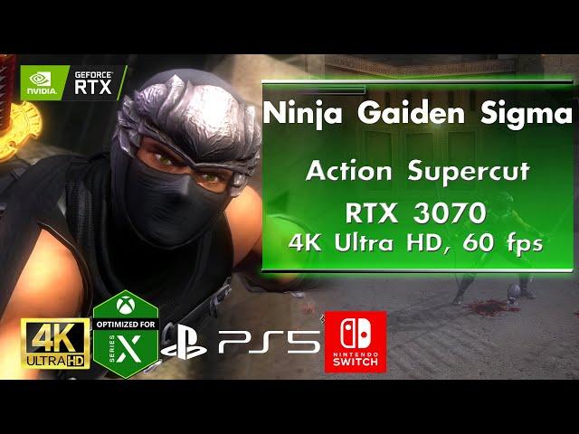 Ninja Gaiden Sigma Action Supercut - RTX 3070, Max Settings, 4K, 60 fps