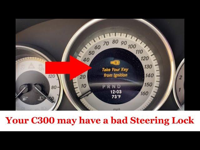 Mercedes Benz C300 C250 W204 No Crank No Start - Take Key From Ignition Message ESL Repair