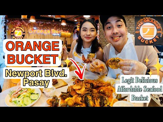 The ORANGE BUCKET Newport Blvd. Pasay City. Affordable and Delicious Seafood Bucket #Orangebucket