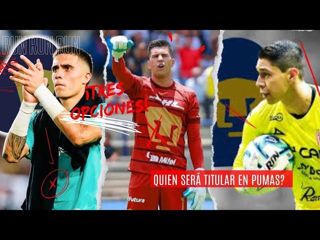 Pumas tiene 3 opciones para portero, quien será el elegido? #futbol #pumasmx #pumas