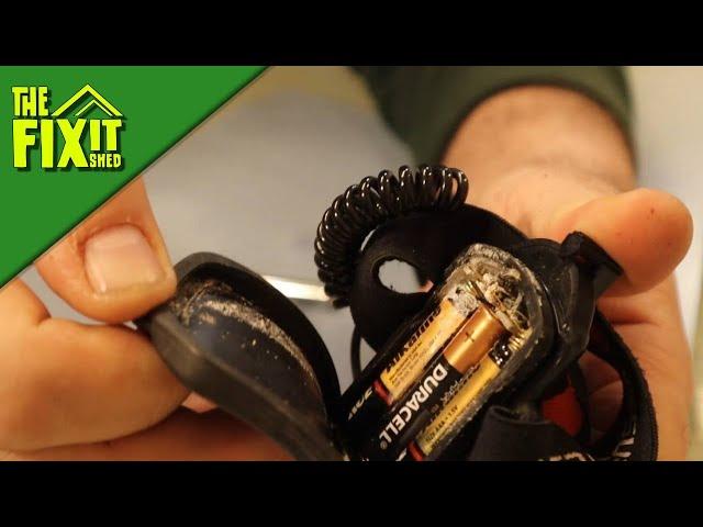 Clean Up Leaking Batteries  | The Fixit Shed