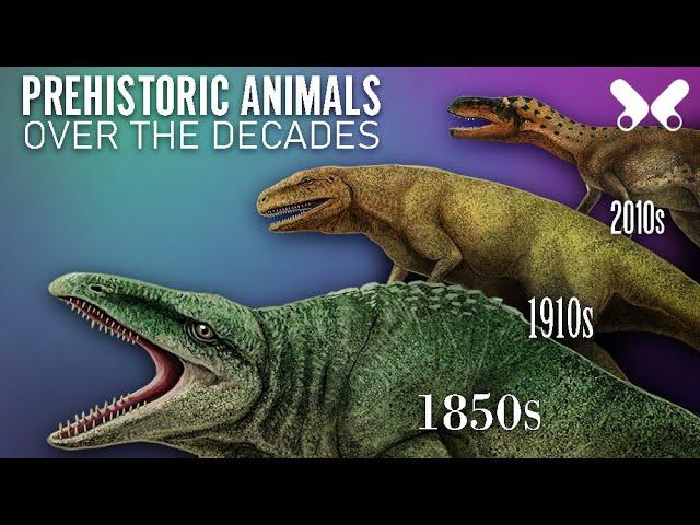 DINOSAURS OVER THE DECADES (and other animals) Paleoart evolution