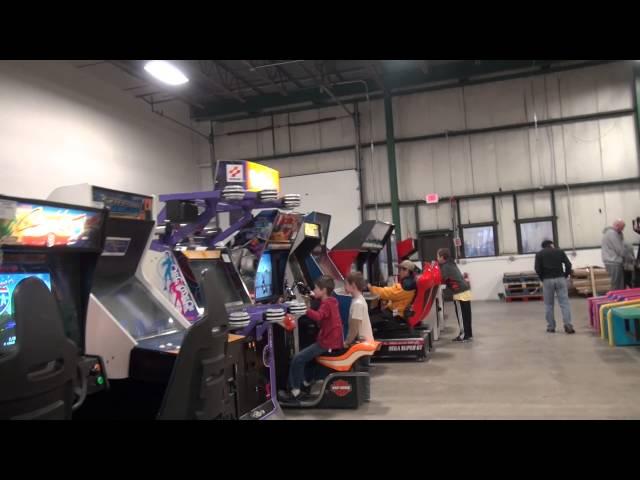 Arcade and Pinball Auction Jan 11, 2014 - Northaven, CT - John's Arcade on the Road!