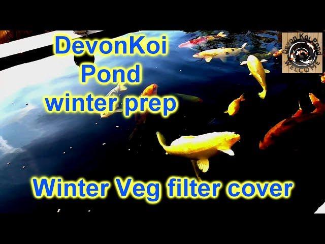 Diy Koi pond winter cover
