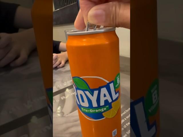 Reverse Royal Tru-Orange #viral #shorts #soda #reverse