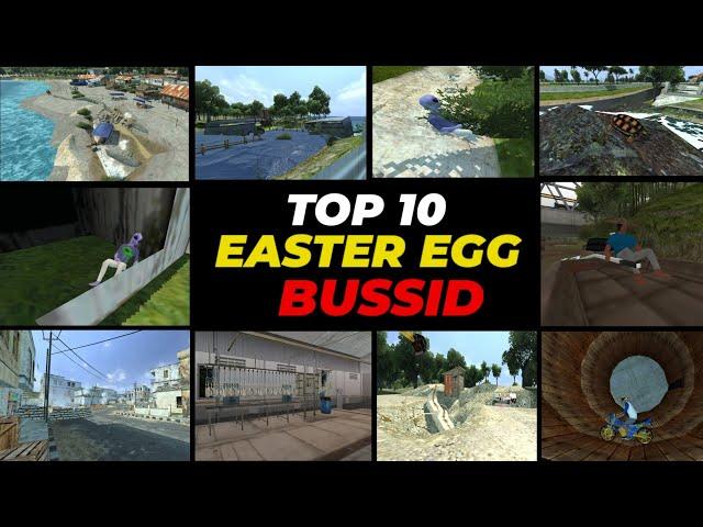 TOP 10 LOKASI TEMPAT EASTER EGG DI BUSSID V4.0.3 || BUS SIMULATOR INDONESIA