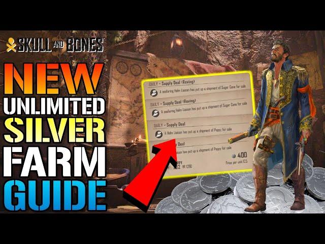 Skull & Bones: UNLIMITED "Silver" Guide! EASY Way To Make Silver!