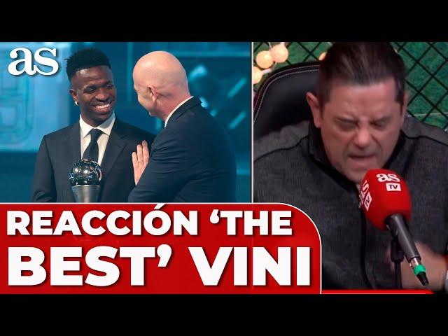 La LOCA REACCIÓN de RONCERO tras el THE BEST de VINICIUS