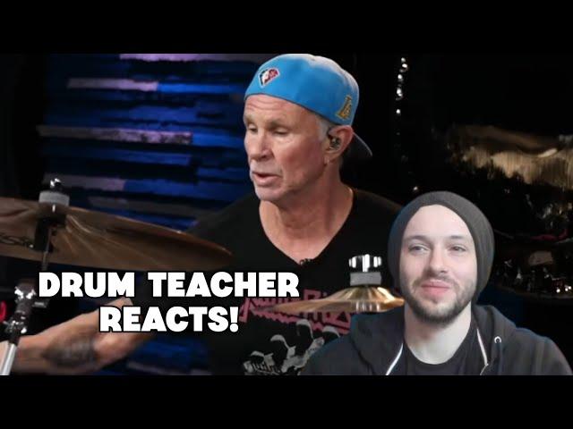 Drum Teacher Reacts!! Chad Smith - The Kill Blind Take