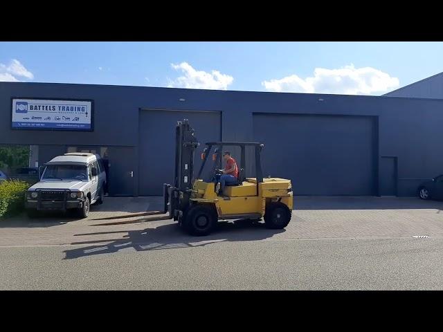 Diesel Forklift Mitsubishi FD80, Liftingcapacity 8000kg, Sideshift.