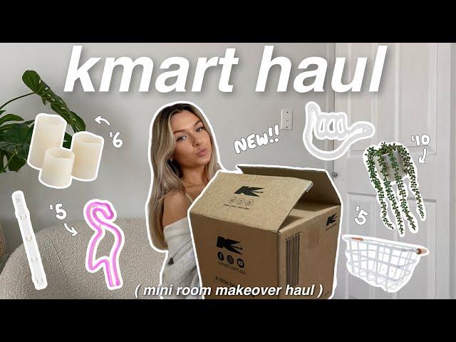 a super random KMART HAUL ( decor, organisation, moody lighting, storage ideas)