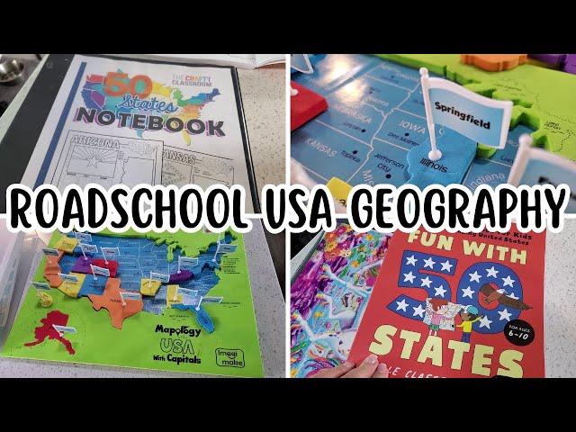 Homeschool United States Geography Curriculum 1st Grade - 3rd Grade | Full Time RV Family