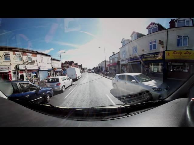 360-Degree view Emergency Response Vehicle Driving, Blue Lights & Sirens Short Demo